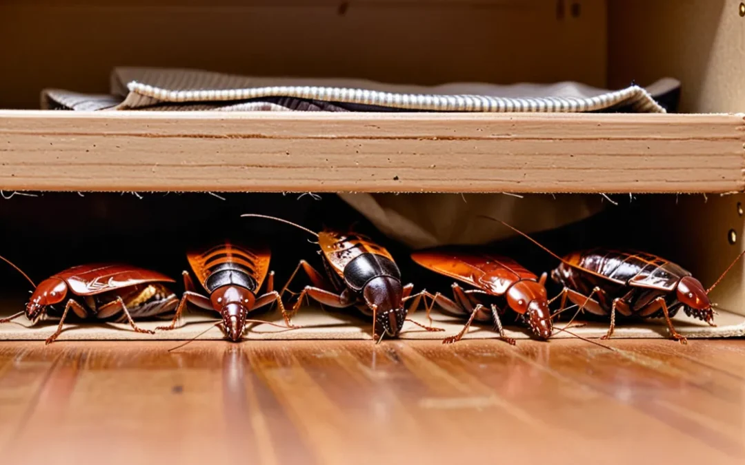 Como lidar com pragas em locais específicos, como despensas ou armários de cozinha?