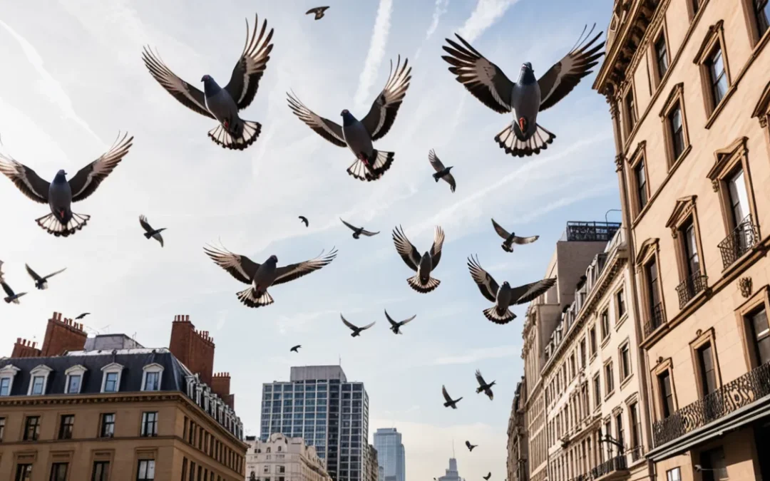 Espantando os pombos do telhado e muros: o que fazer com essas aves?